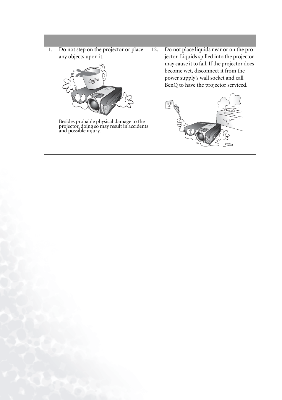 BenQ PB6110 User Manual | Page 8 / 47