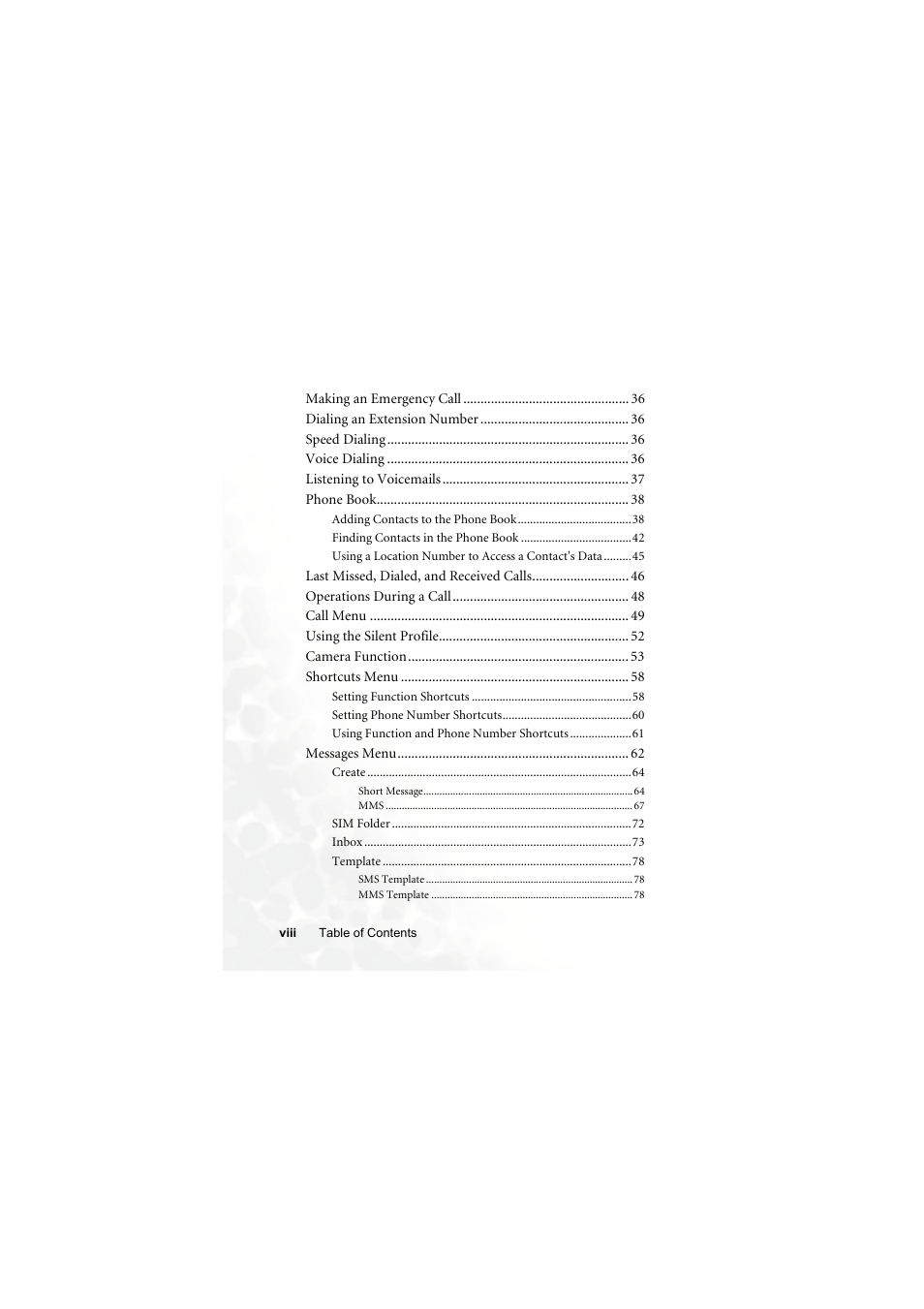 BenQ S670C User Manual | Page 10 / 186