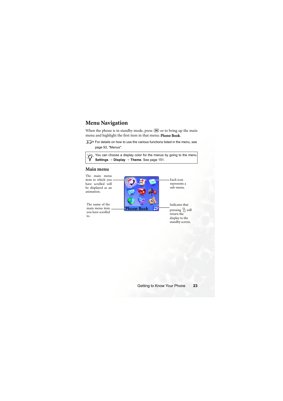 Menu navigation | BenQ S670C User Manual | Page 39 / 186