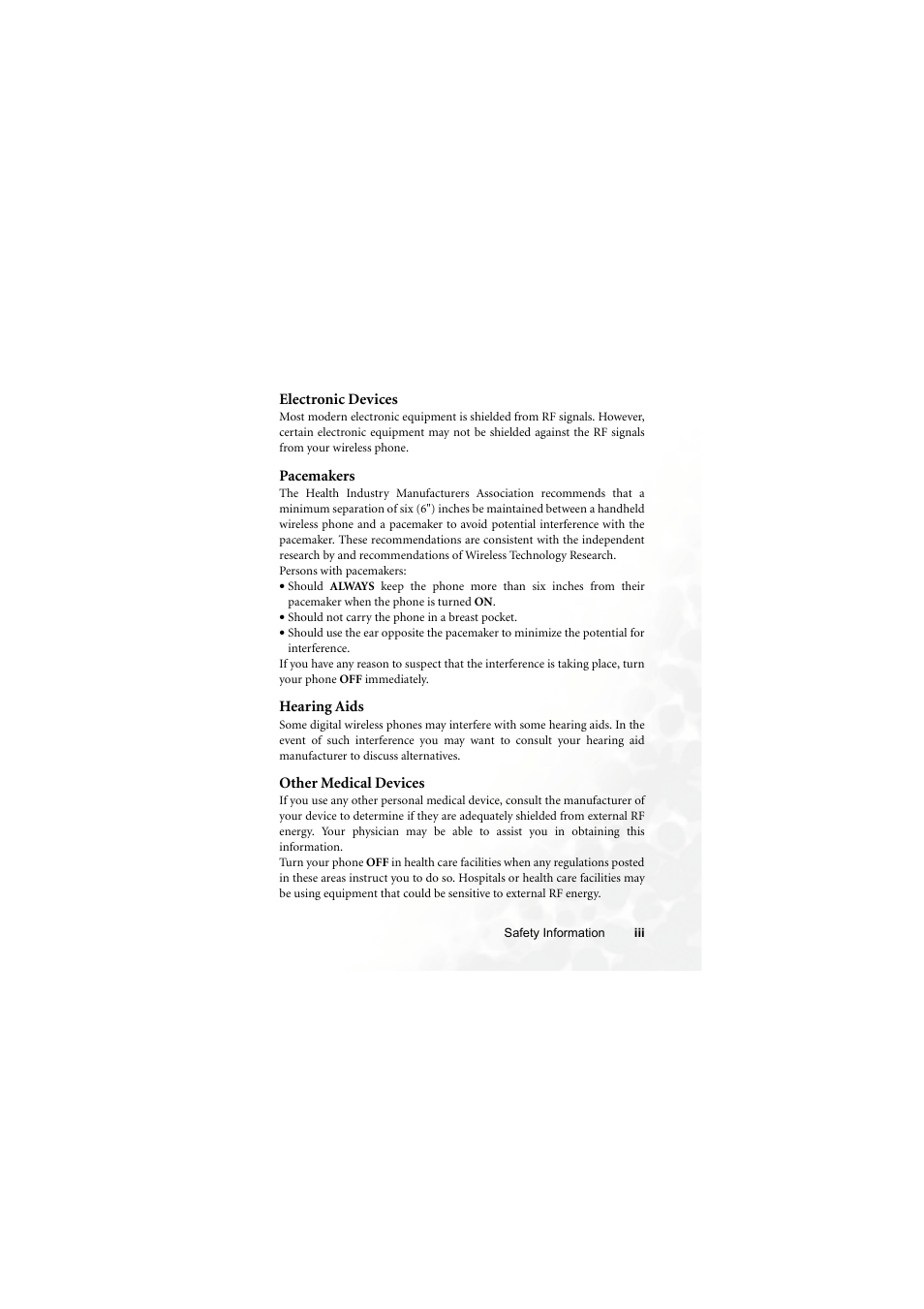 BenQ S670C User Manual | Page 5 / 186