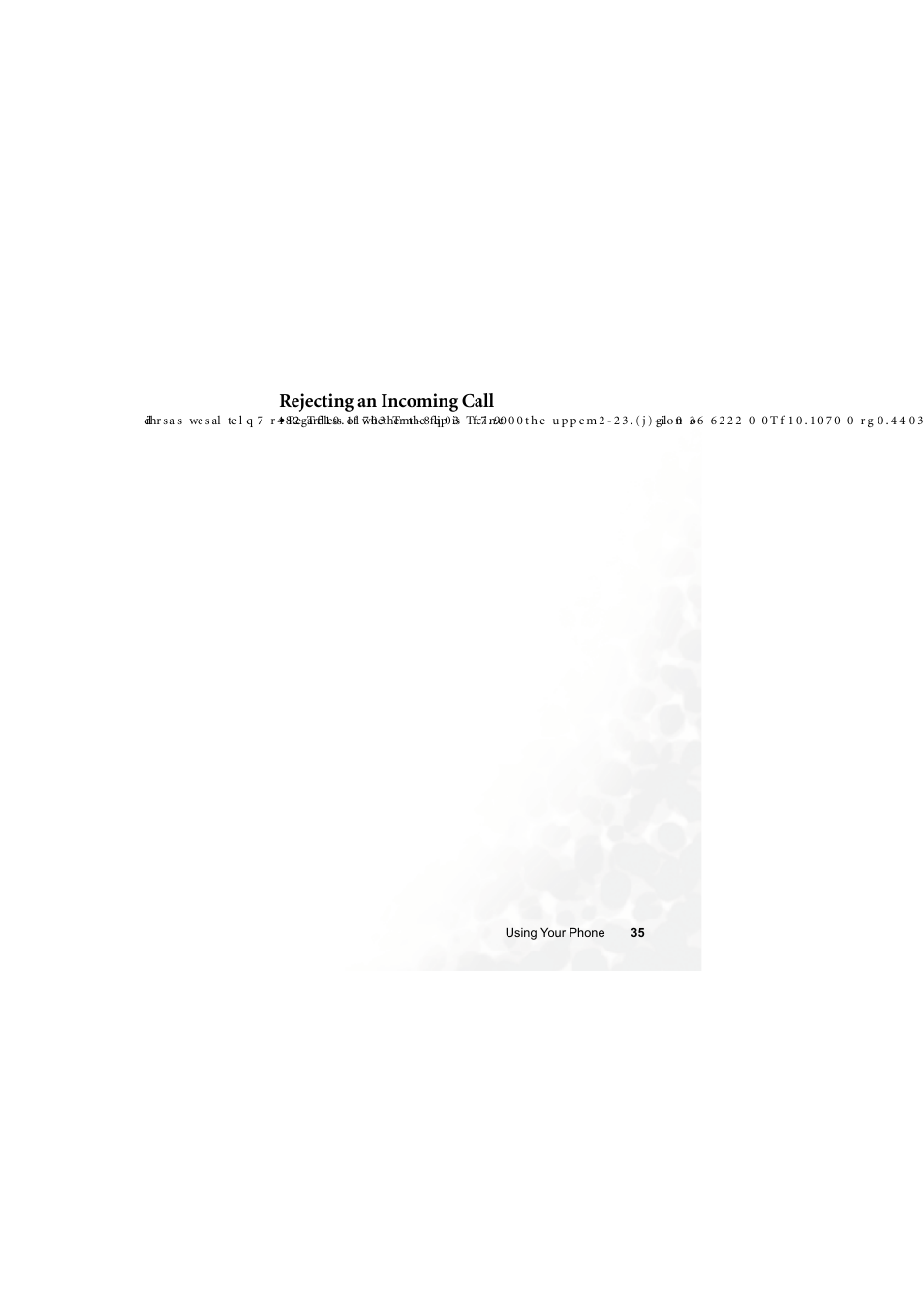 Rejecting an incoming call, Turning off the ring tone for an incoming call, Making an international call | BenQ S670C User Manual | Page 51 / 186