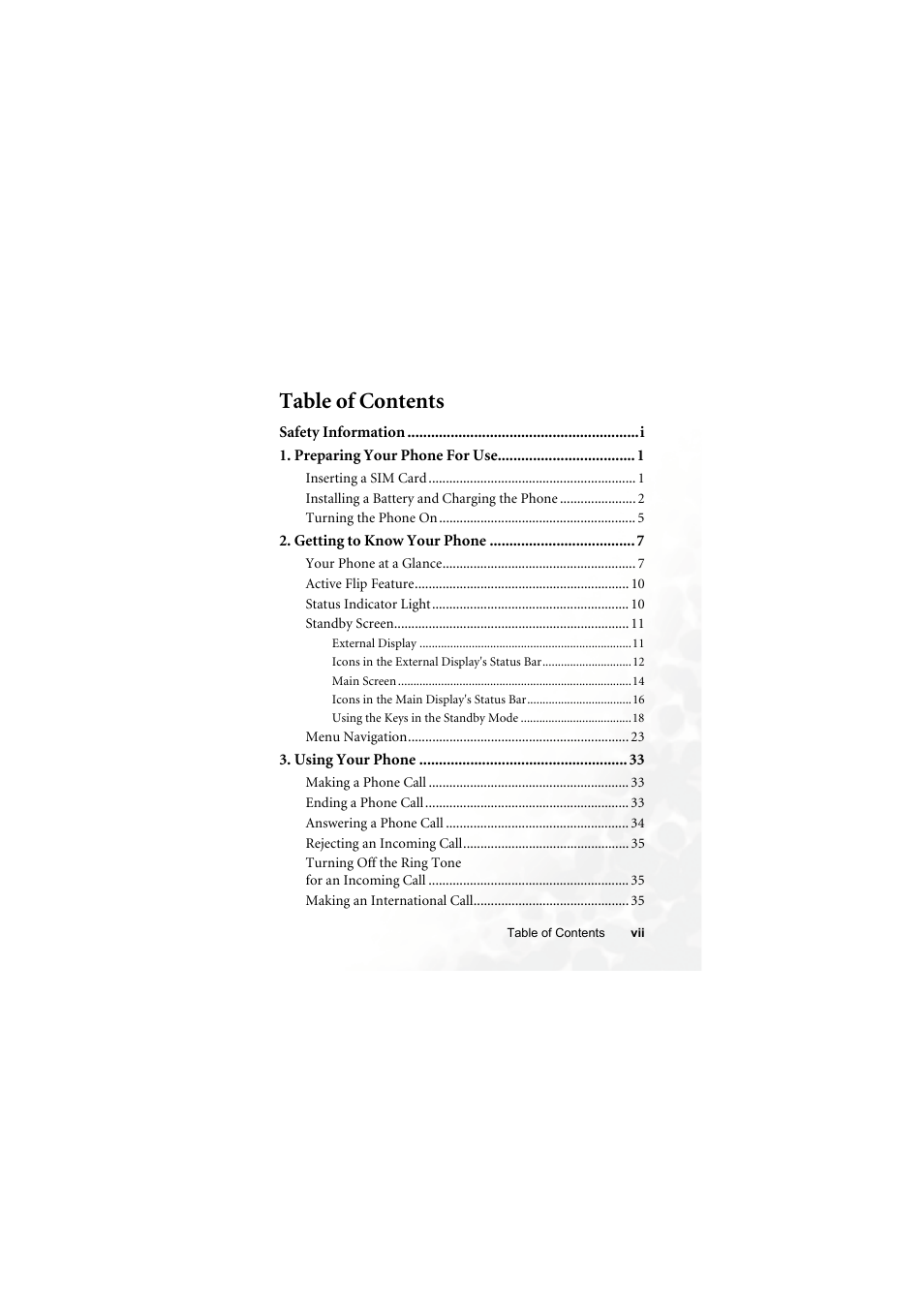 BenQ S670C User Manual | Page 9 / 186
