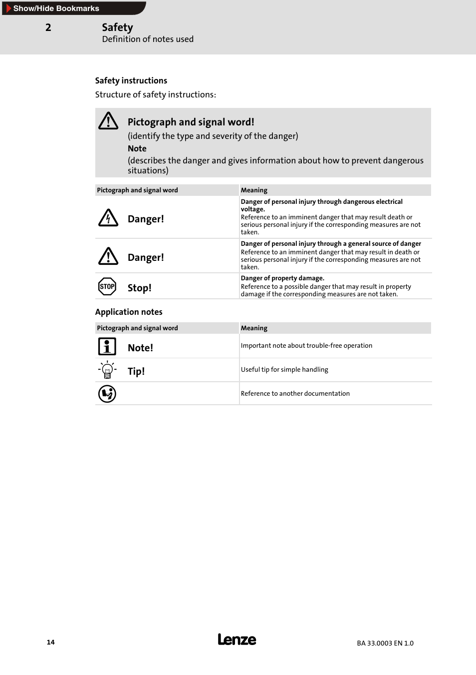 Lenze MDSLS Servo spindle motor User Manual | Page 14 / 40