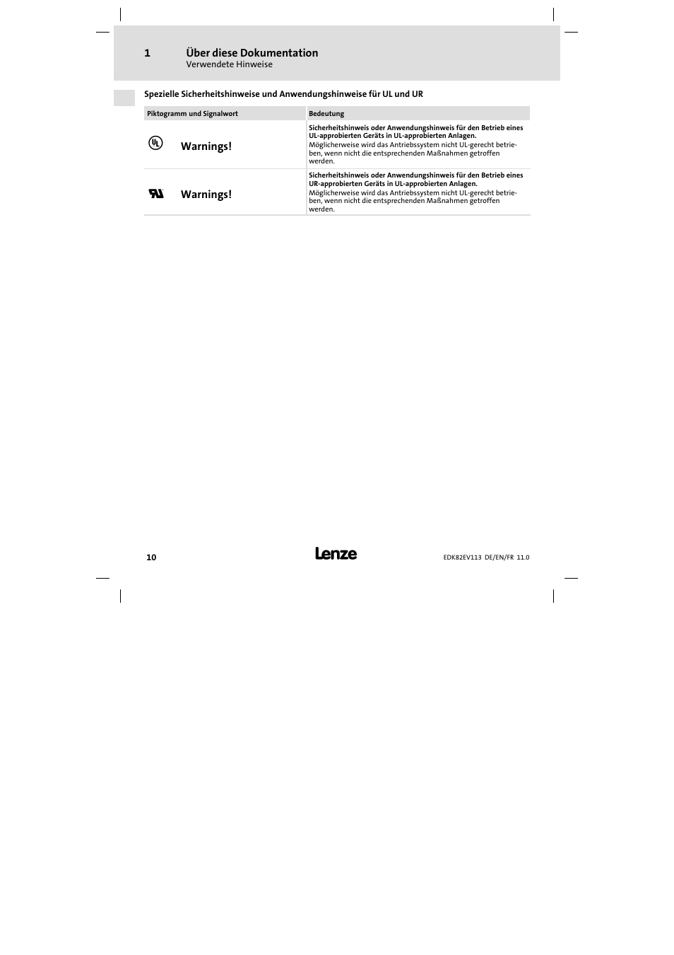 Lenze E82EV 8200 User Manual | Page 10 / 246