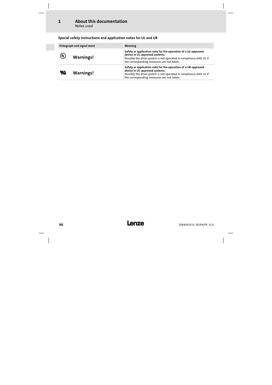 Lenze E82EV 8200 User Manual | Page 90 / 246