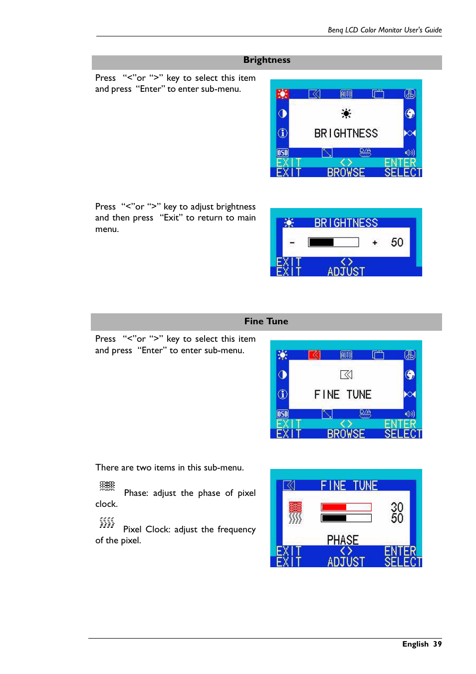 BenQ FP781 User Manual | Page 10 / 23