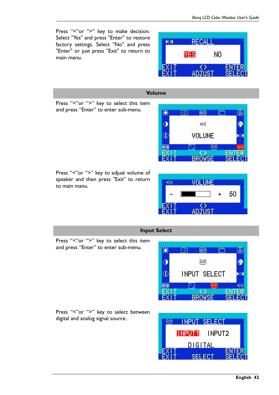 BenQ FP781 User Manual | Page 13 / 23