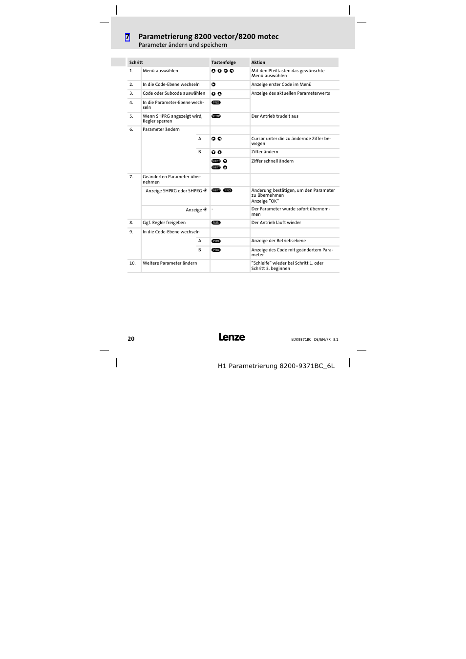 Lenze EMZ9371BC User Manual | Page 20 / 182