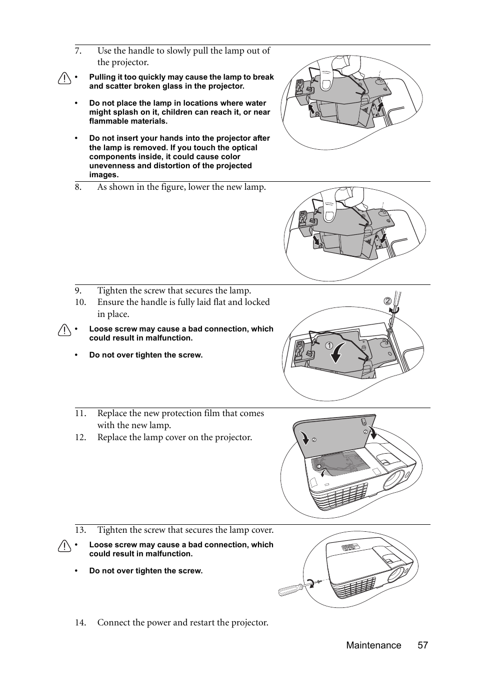 BenQ Digital Projector MS612ST User Manual | Page 57 / 68