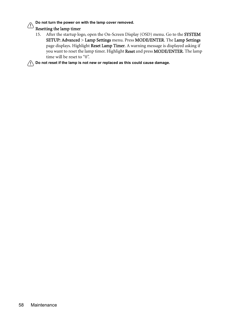 For detail | BenQ Digital Projector MS612ST User Manual | Page 58 / 68