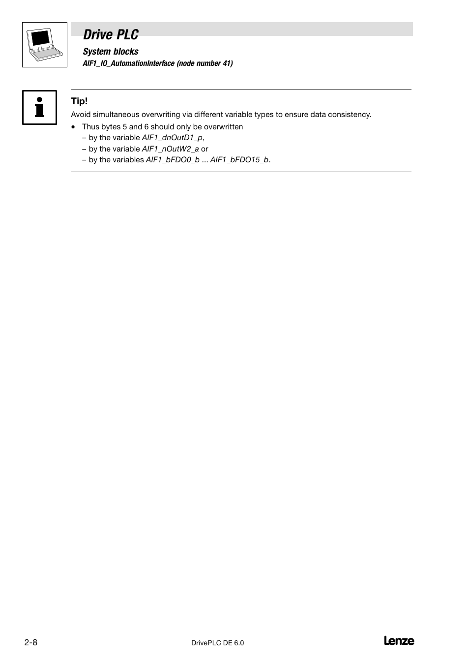Drive plc | Lenze Global Drive PLC Developer Studio User Manual | Page 22 / 129