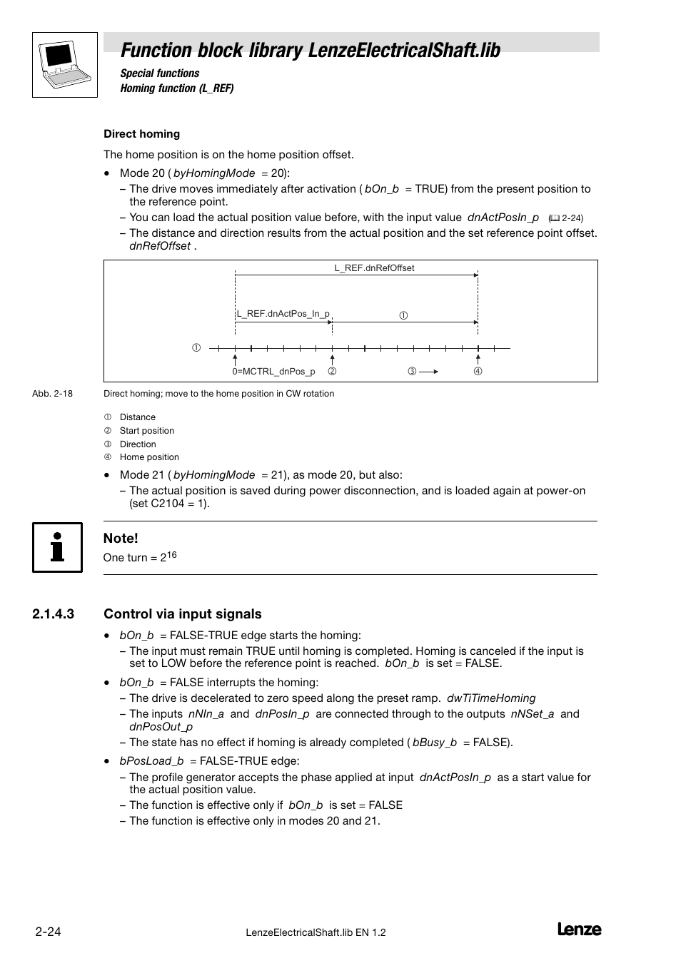 Function block library lenzeelectricalshaft.lib | Lenze DDS Global Drive PLC Developer Studio User Manual | Page 34 / 45
