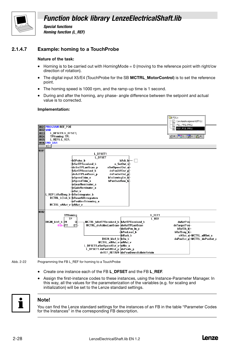 Function block library lenzeelectricalshaft.lib | Lenze DDS Global Drive PLC Developer Studio User Manual | Page 38 / 45