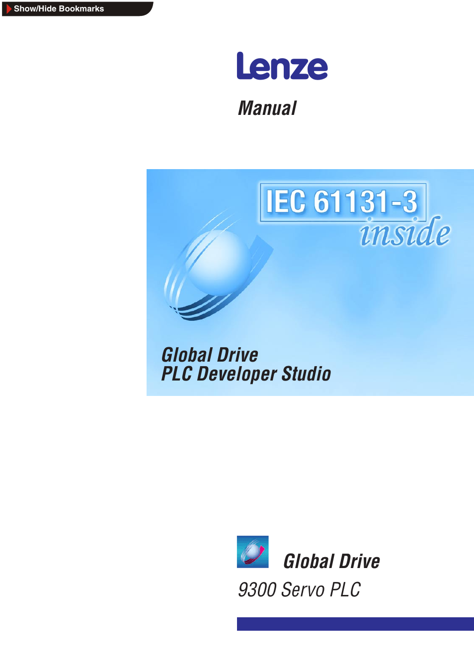 Lenze DDS Target 9300 Servo PLC V8.x User Manual | 169 pages
