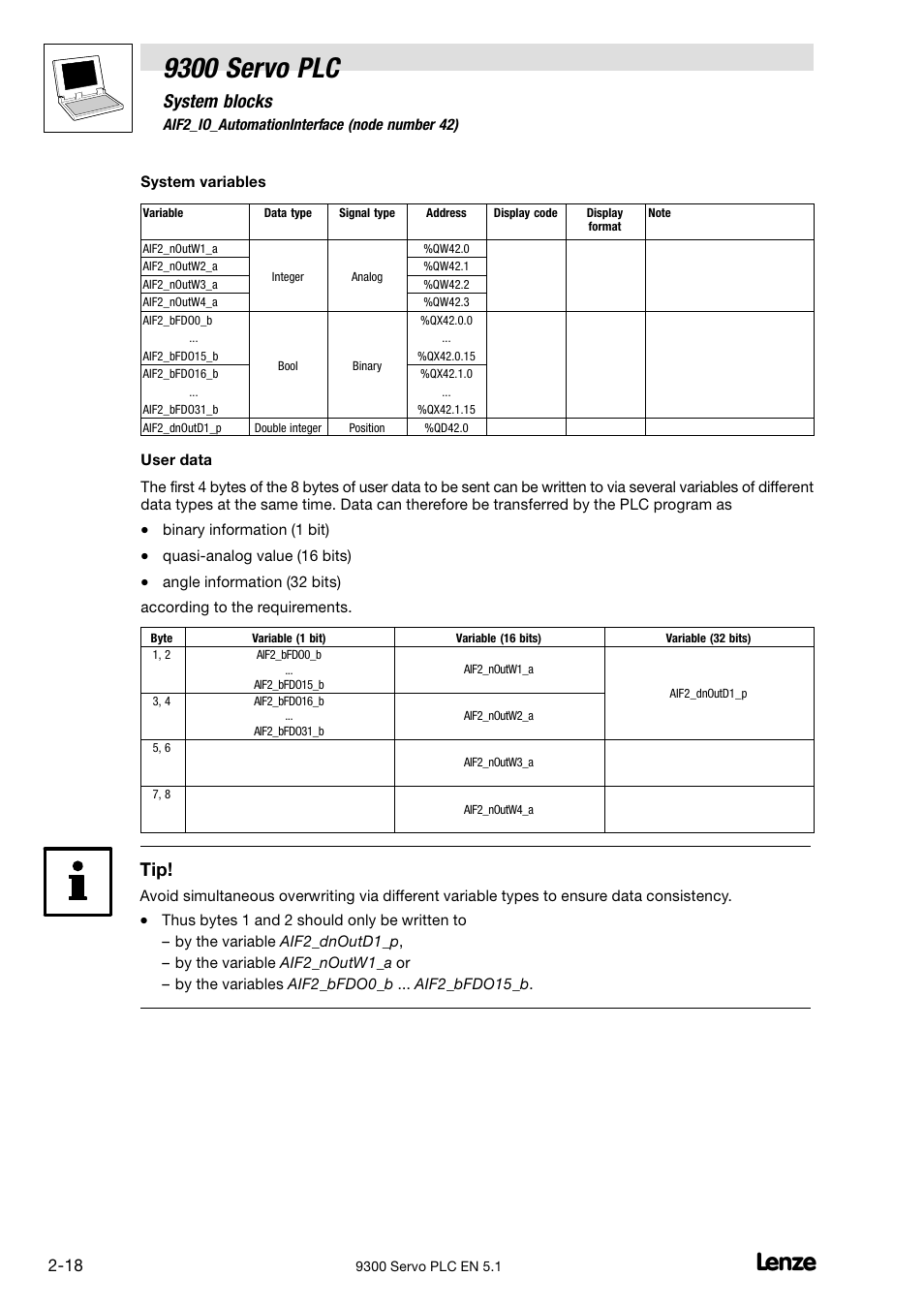 9300 servo plc, System blocks | Lenze DDS Target 9300 Servo PLC V8.x User Manual | Page 24 / 169