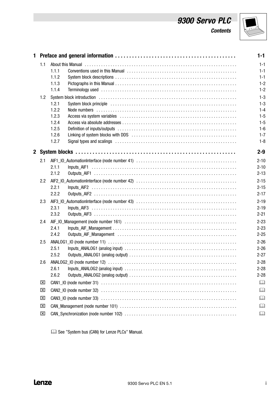 Lenze DDS Target 9300 Servo PLC V8.x User Manual | Page 3 / 169