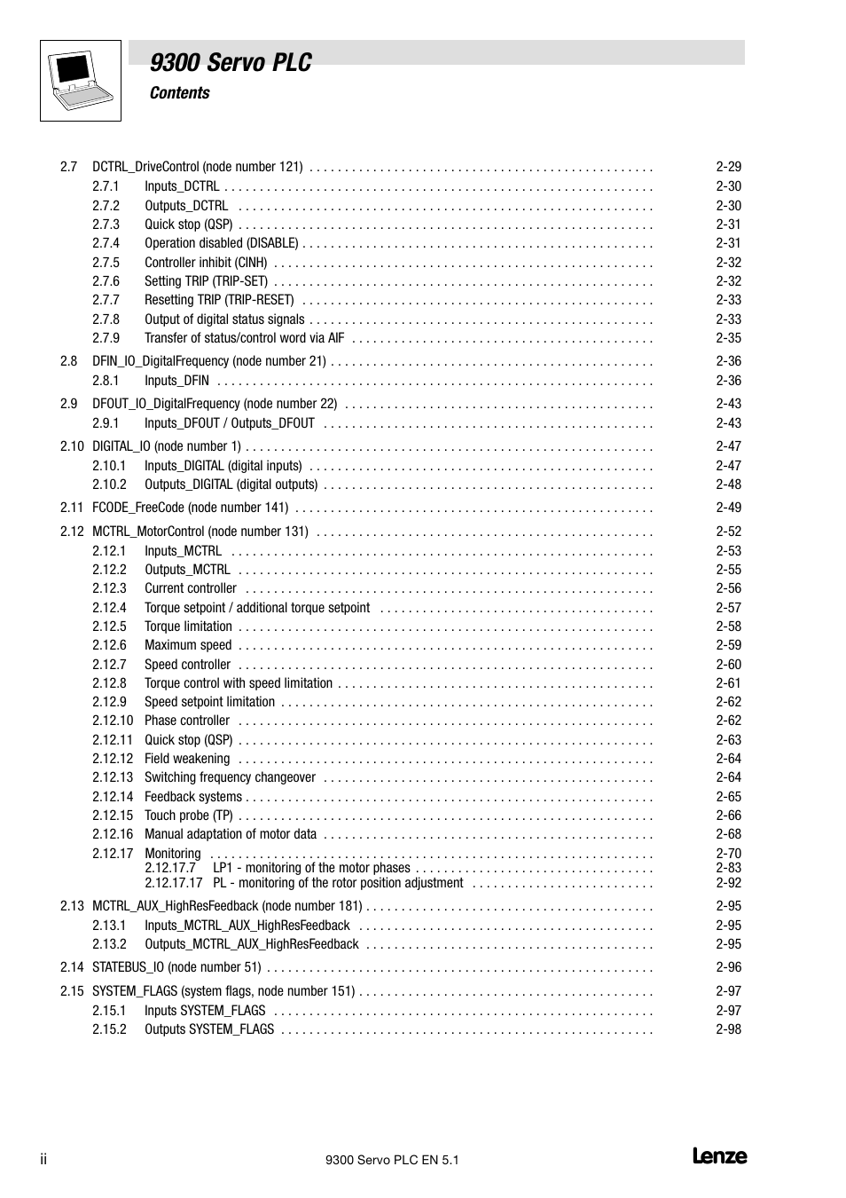 9300 servo plc | Lenze DDS Target 9300 Servo PLC V8.x User Manual | Page 4 / 169