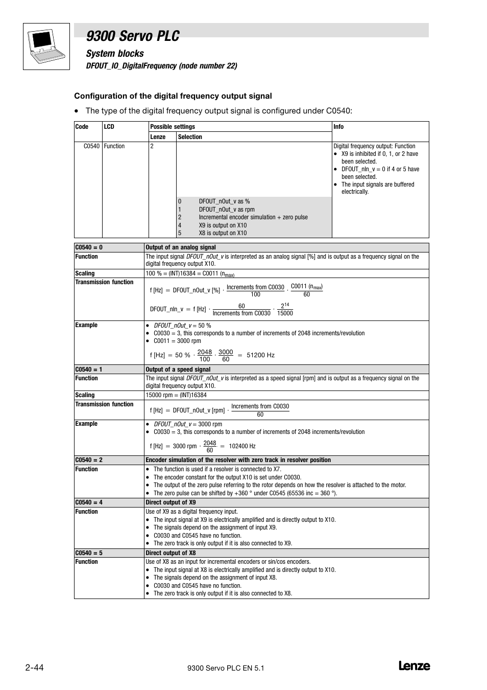 9300 servo plc, System blocks | Lenze DDS Target 9300 Servo PLC V8.x User Manual | Page 50 / 169