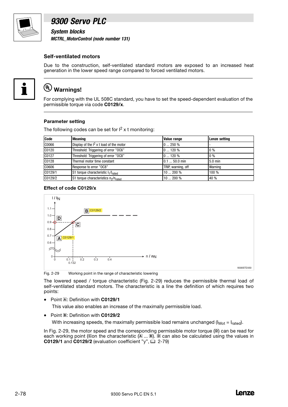 9300 servo plc, System blocks, Warnings | Lenze DDS Target 9300 Servo PLC V8.x User Manual | Page 84 / 169