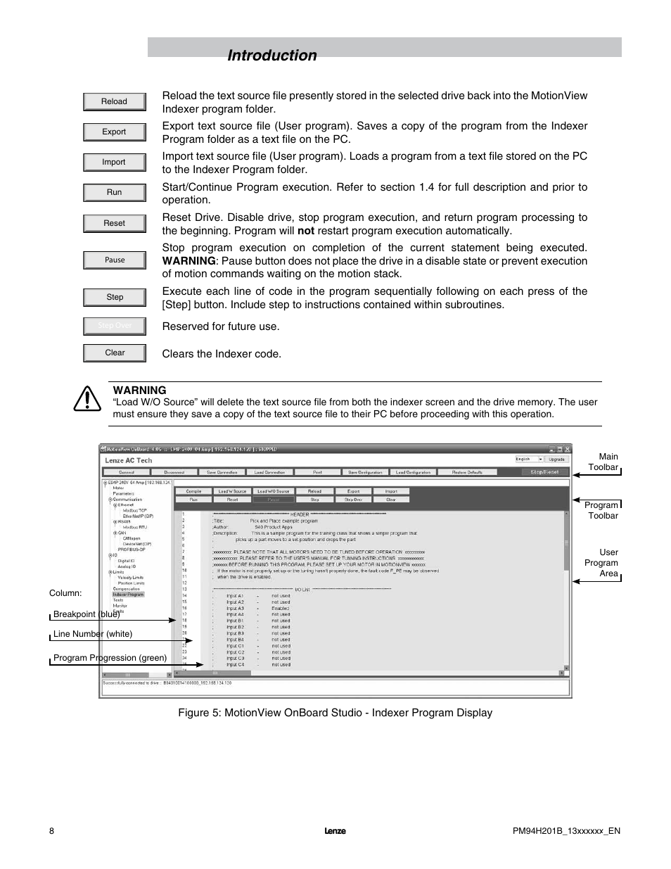 Introduction | Lenze E94P PositionServo with MVOB User Manual | Page 10 / 140