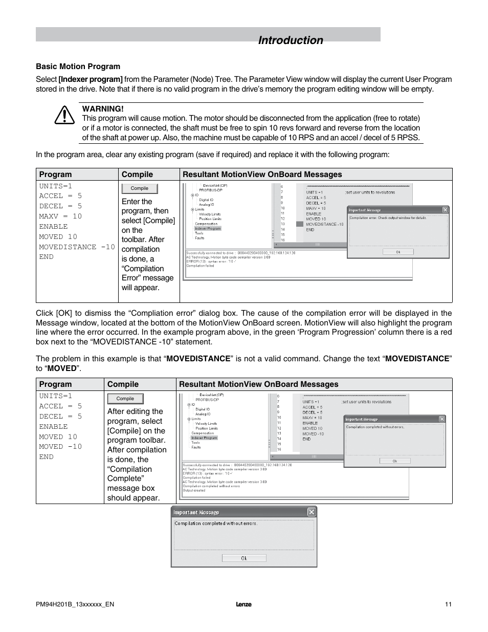 Introduction | Lenze E94P PositionServo with MVOB User Manual | Page 13 / 140