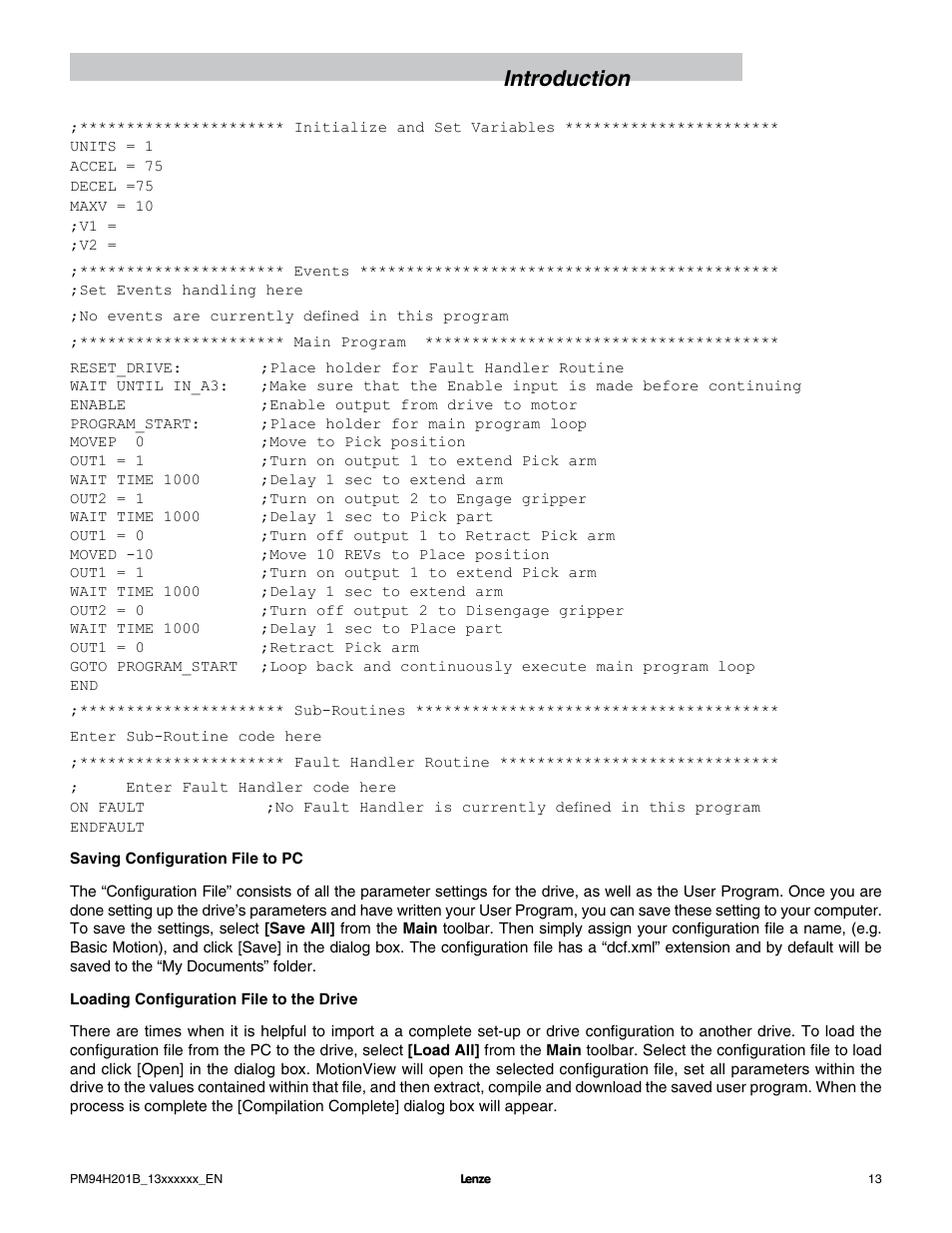Introduction | Lenze E94P PositionServo with MVOB User Manual | Page 15 / 140