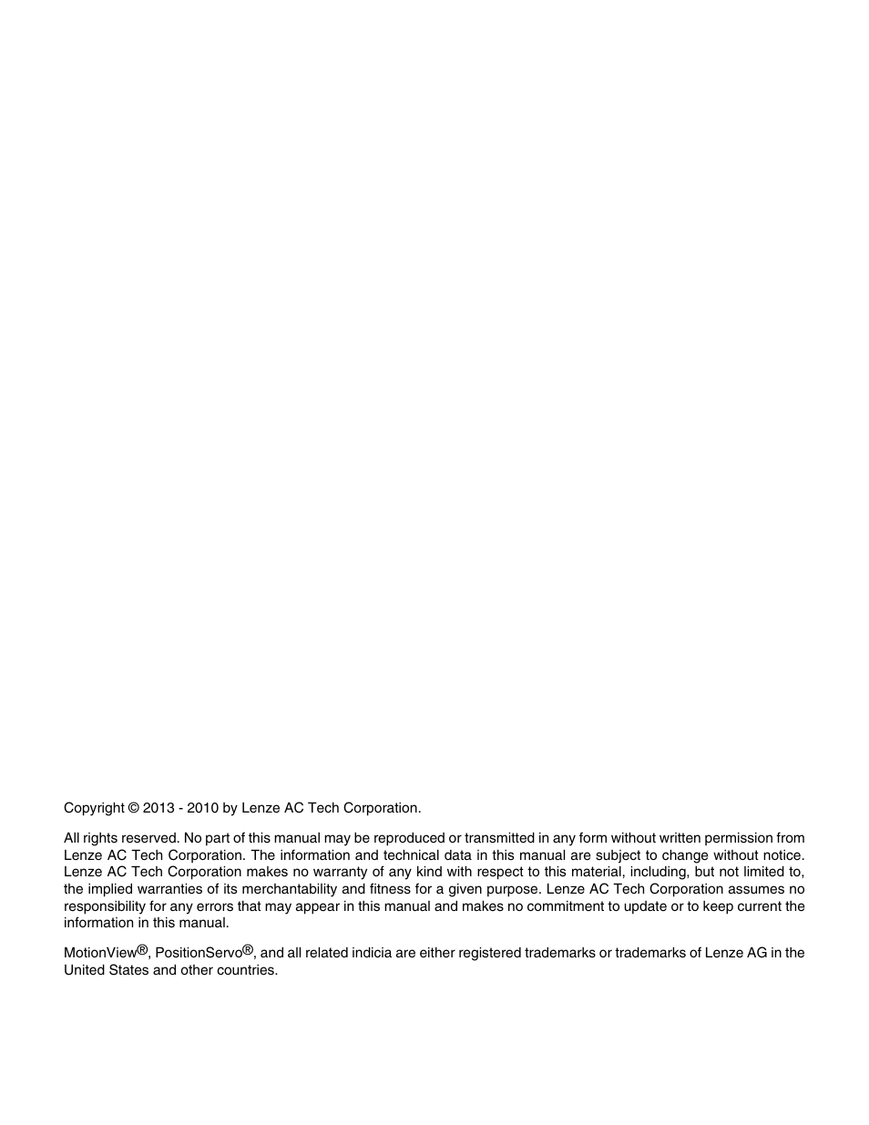 Lenze E94P PositionServo with MVOB User Manual | Page 2 / 140