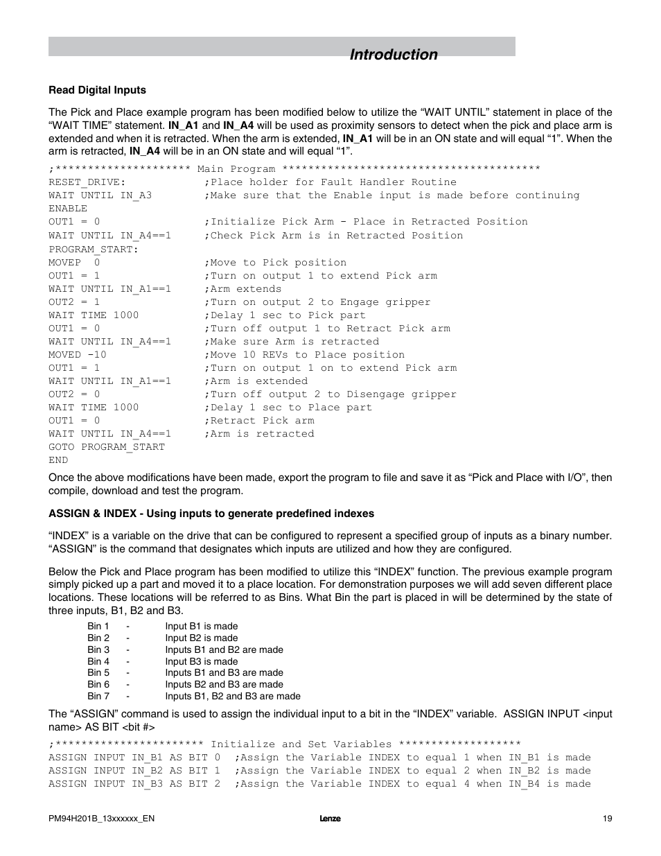 Introduction | Lenze E94P PositionServo with MVOB User Manual | Page 21 / 140
