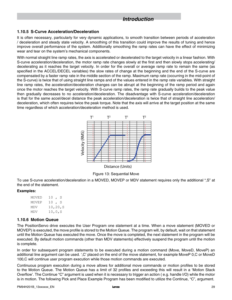 Introduction | Lenze E94P PositionServo with MVOB User Manual | Page 31 / 140