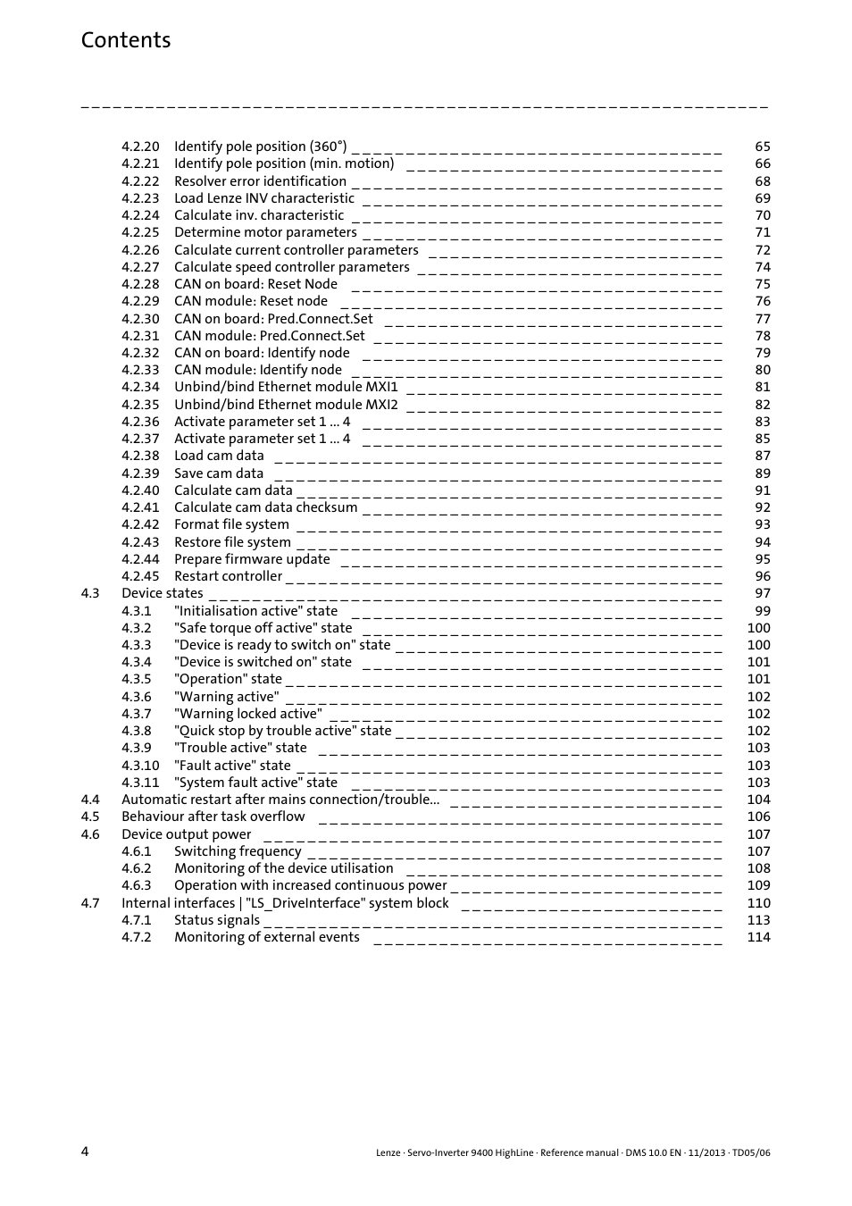 Lenze 9400 User Manual | Page 4 / 954