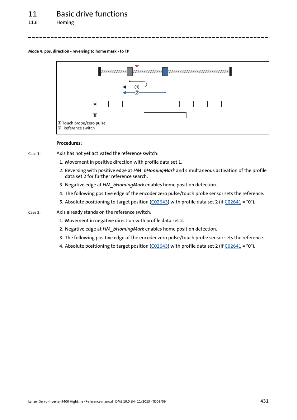 11 basic drive functions | Lenze 9400 User Manual | Page 431 / 954