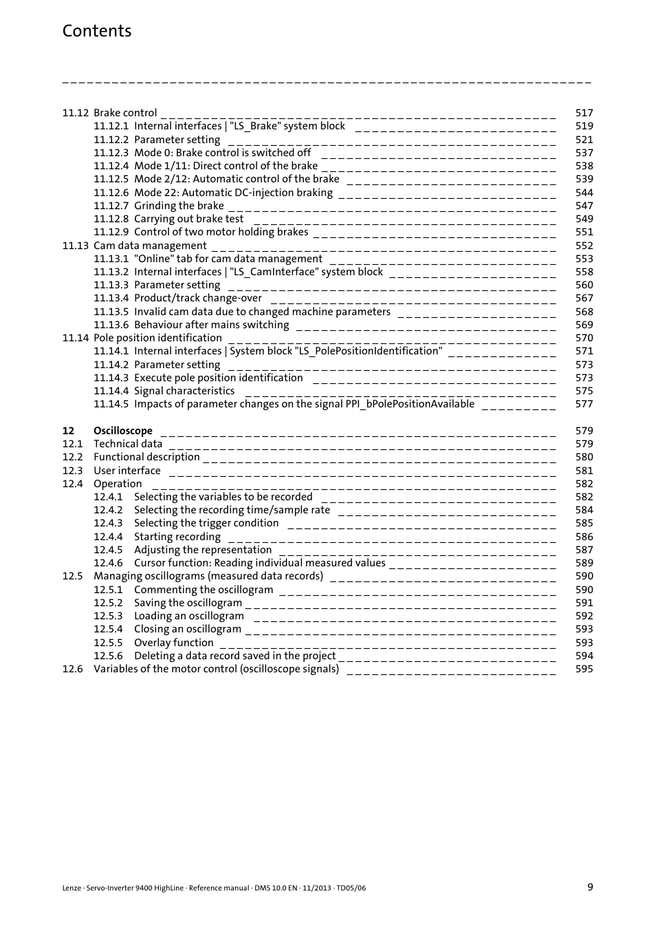 Lenze 9400 User Manual | Page 9 / 954