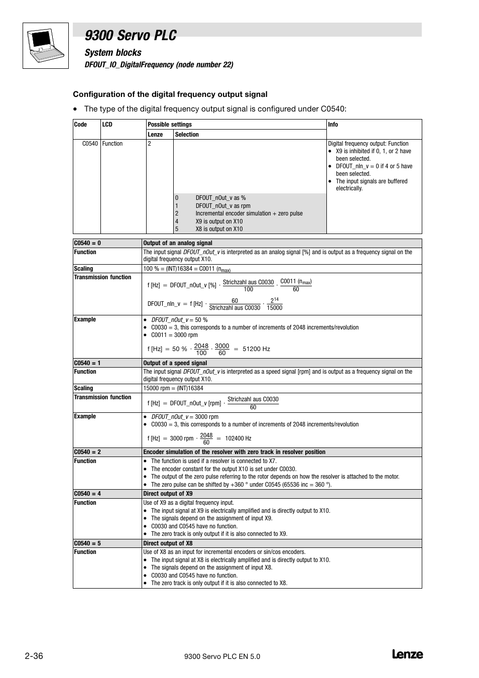 9300 servo plc, System blocks | Lenze Drive PLC Developer Studio 9300 Servo PLC (V8.x) User Manual | Page 50 / 167