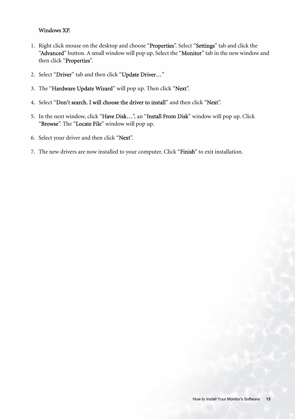 BenQ FP531 User Manual | Page 13 / 32