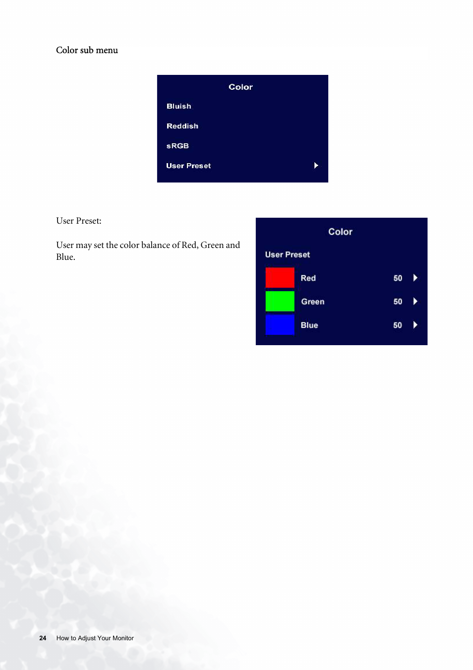BenQ FP531 User Manual | Page 24 / 32
