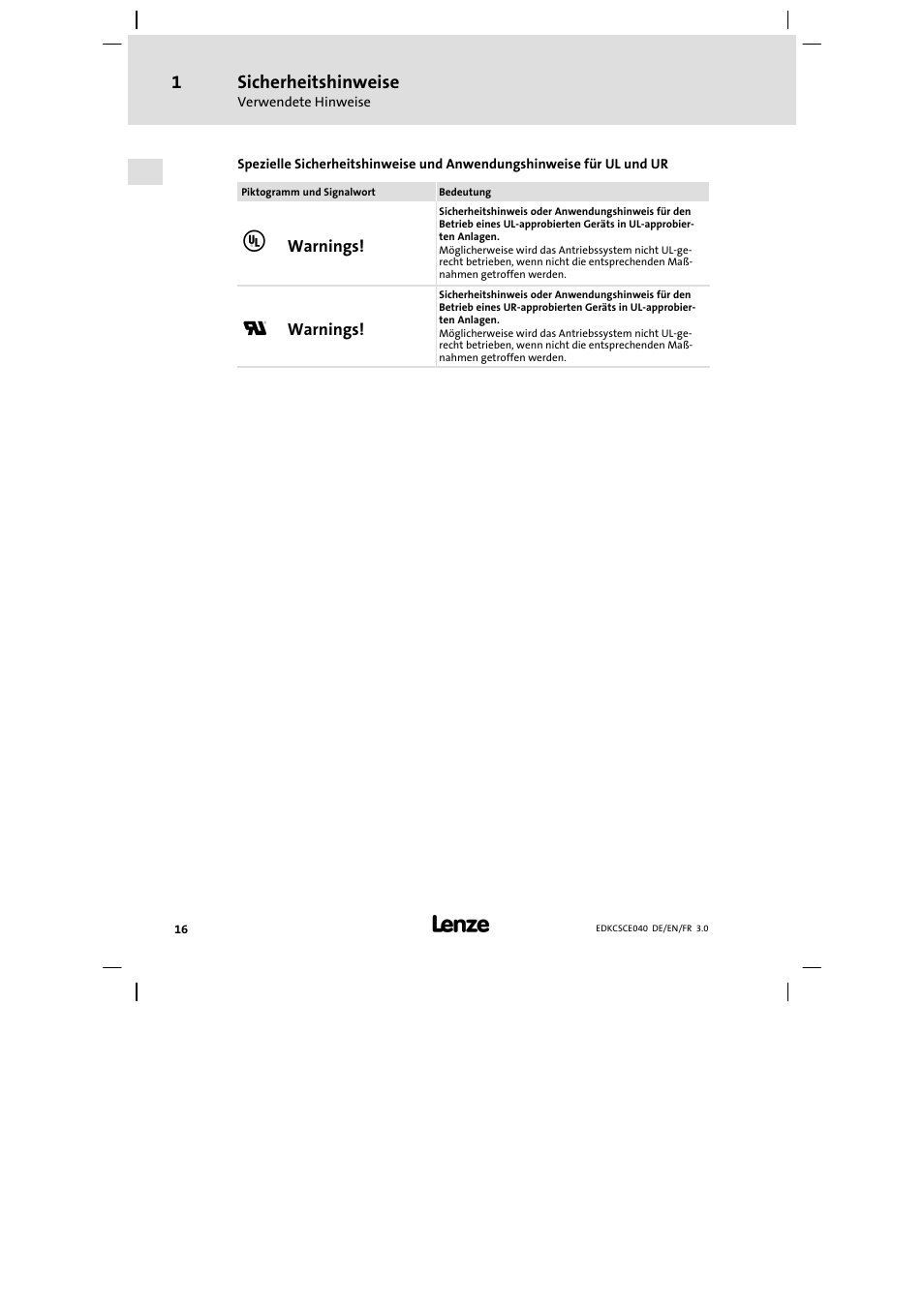 Lenze ECSCExxx User Manual | Page 16 / 164