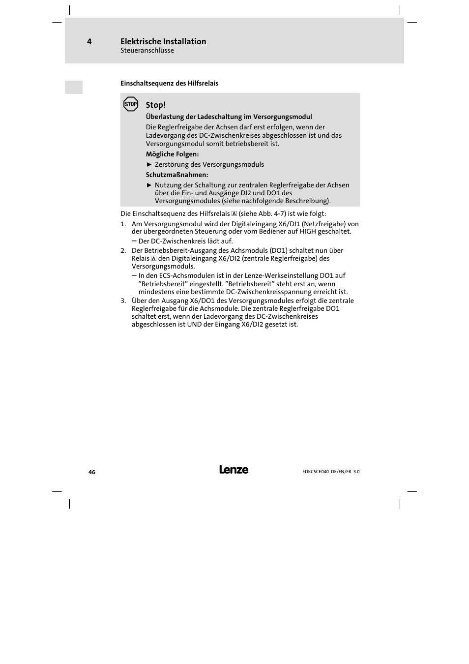 Lenze ECSCExxx User Manual | Page 46 / 164