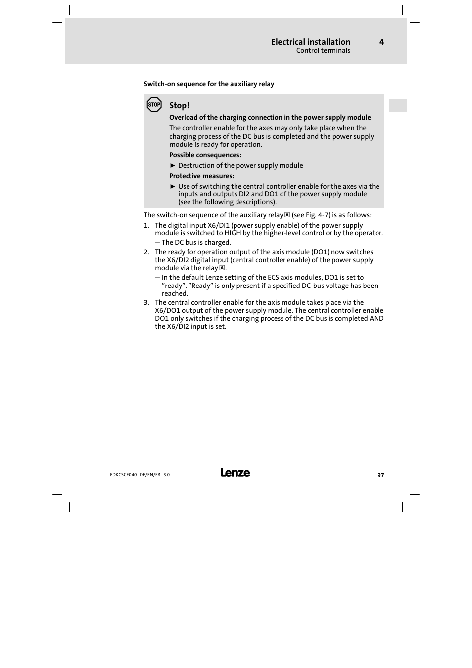 Lenze ECSCExxx User Manual | Page 97 / 164