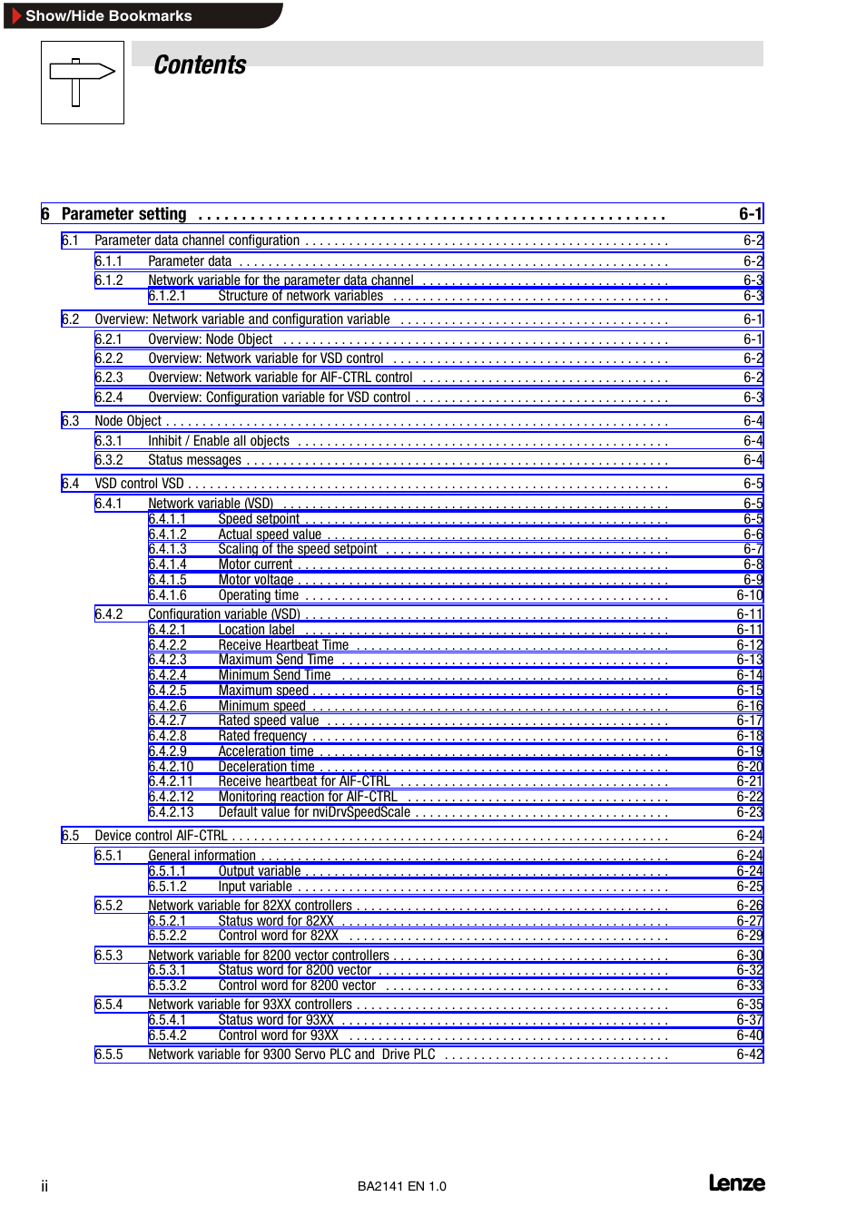 Lenze EMF2141IB User Manual | Page 4 / 90