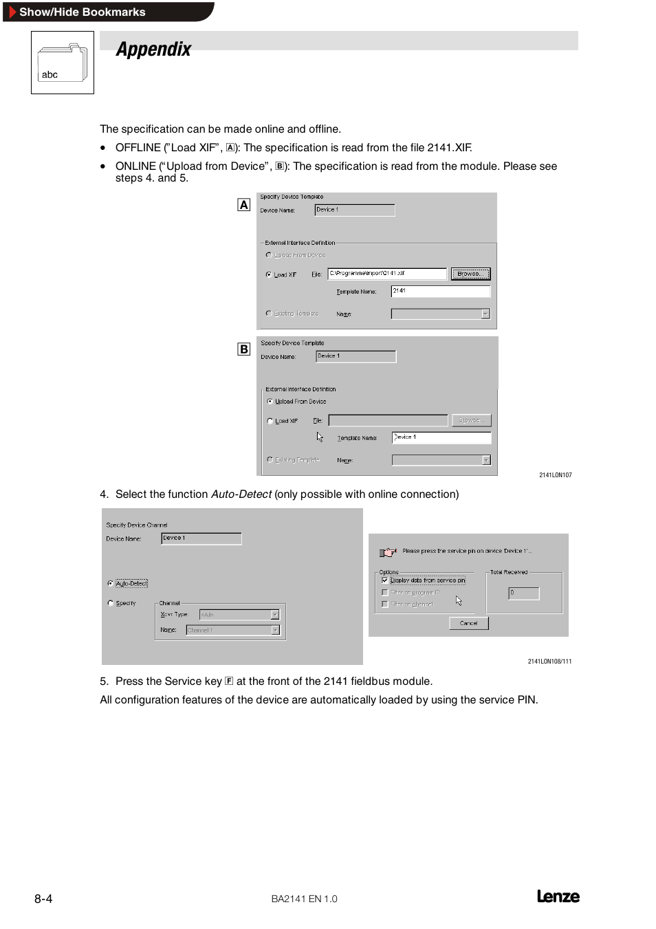 Appendix | Lenze EMF2141IB User Manual | Page 80 / 90