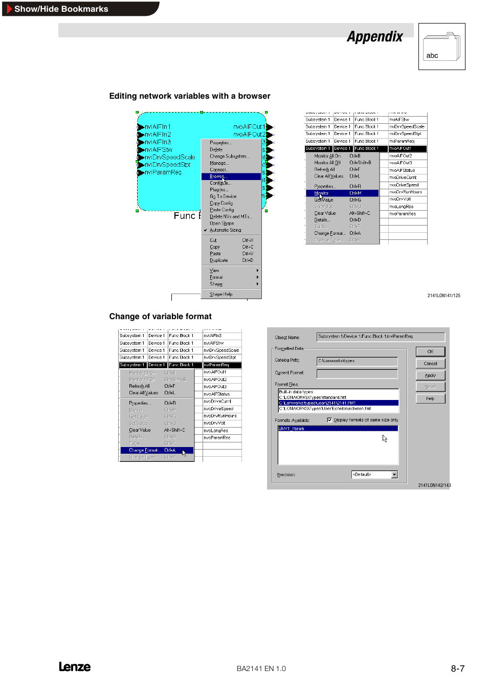 Appendix | Lenze EMF2141IB User Manual | Page 83 / 90