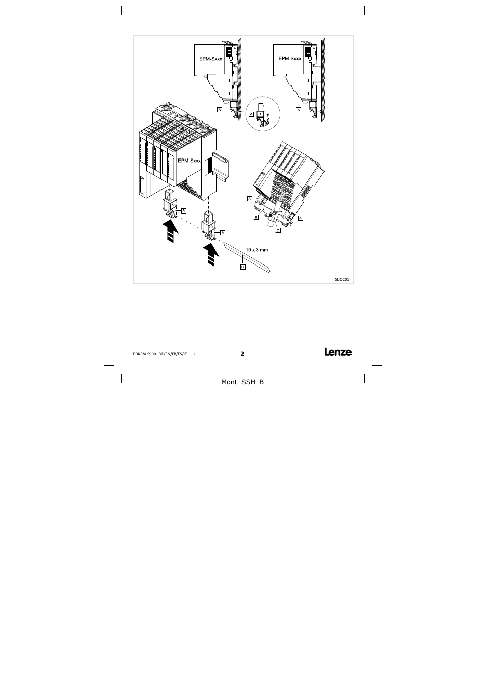 Lenze EPM-S900 User Manual | Page 2 / 4