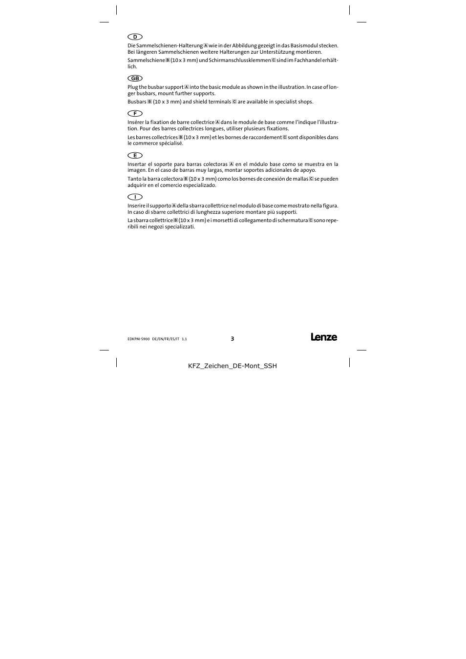 Lenze EPM-S900 User Manual | Page 3 / 4