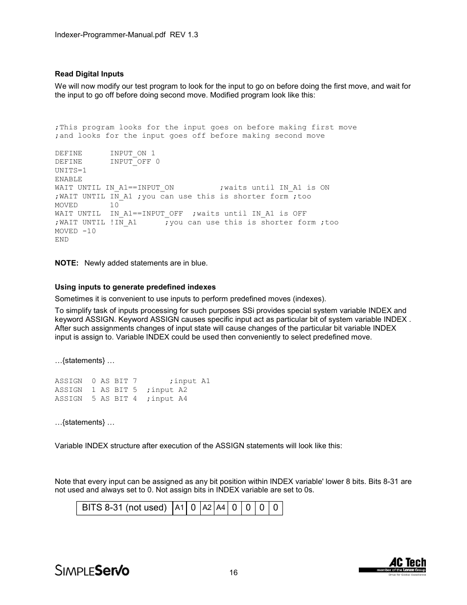 Lenze PMSS1000 Simple Servo User Manual | Page 16 / 72