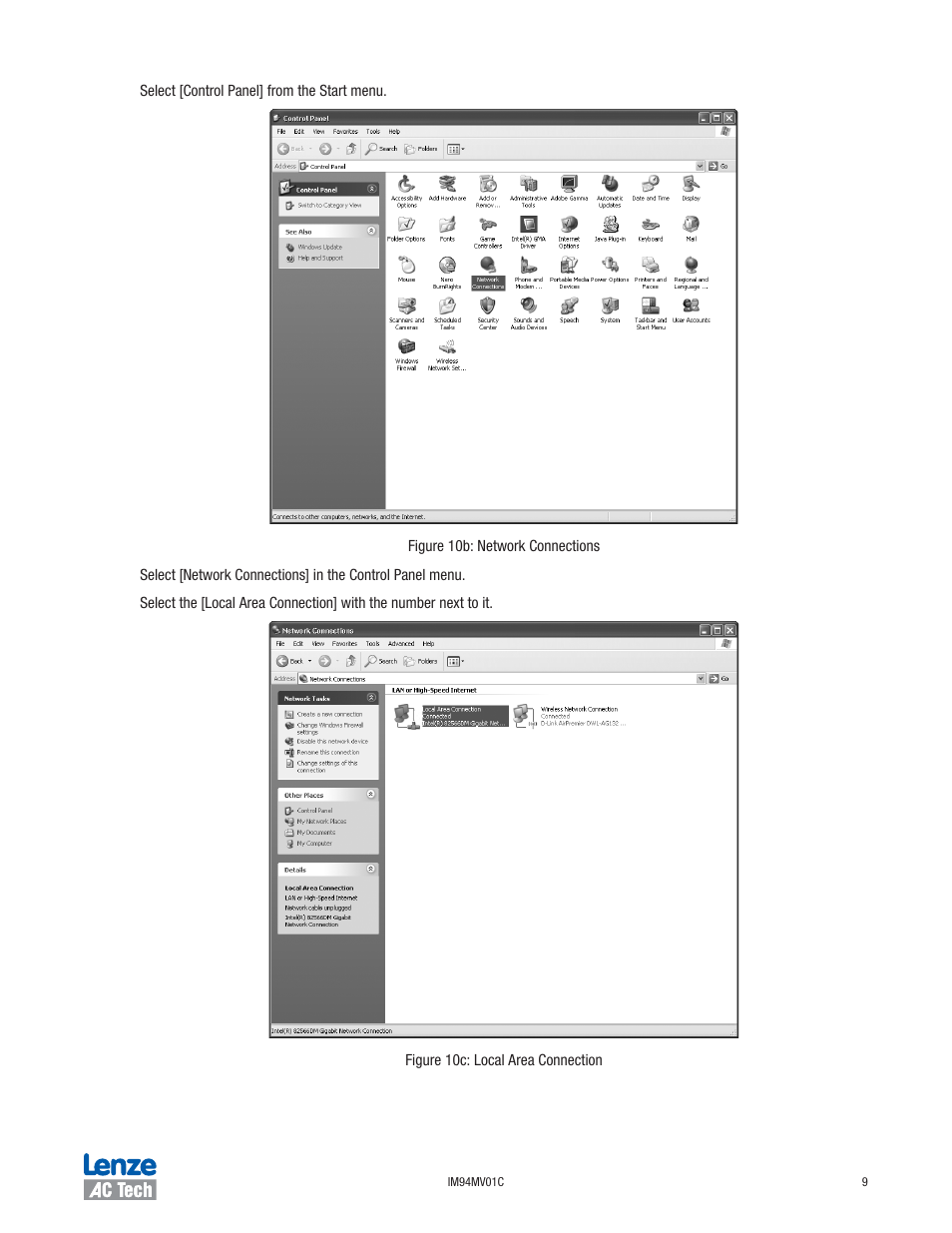 Lenze IM94MV01C User Manual | Page 11 / 23