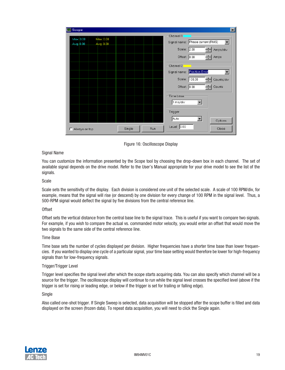 Lenze IM94MV01C User Manual | Page 21 / 23