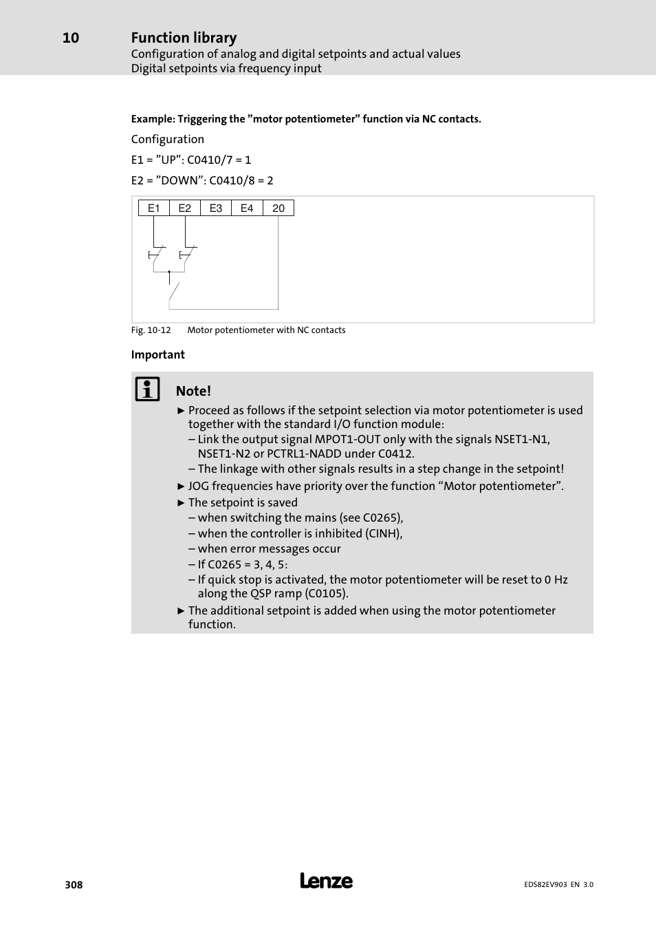 Function library | Lenze E82xVxxxKxxxxx User Manual | Page 308 / 548