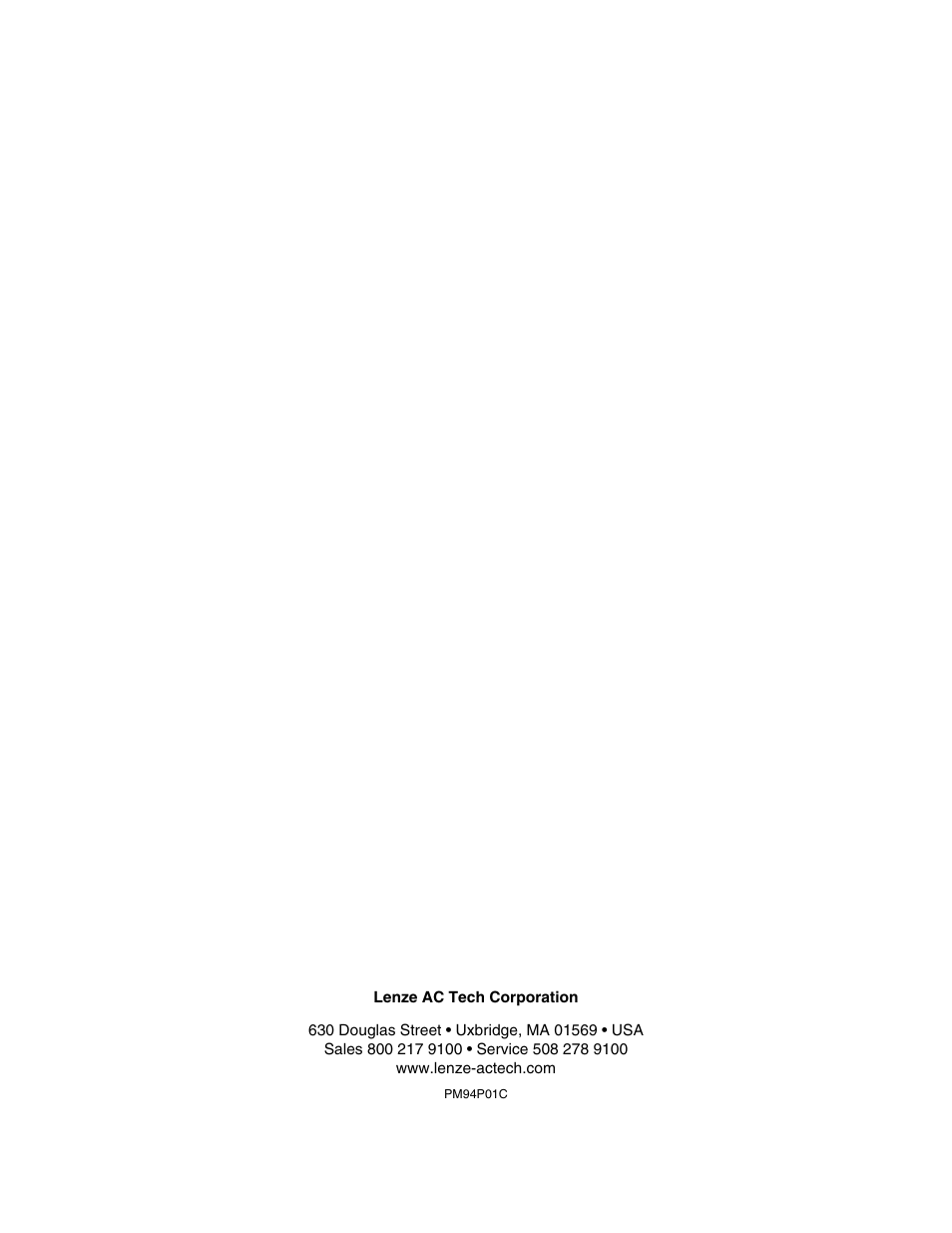 Lenze PM94P01C User Manual | Page 134 / 134