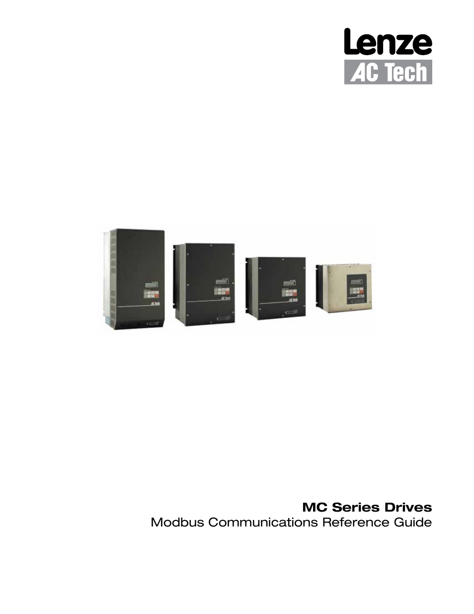 Lenze MC Series Drives User Manual | 35 pages