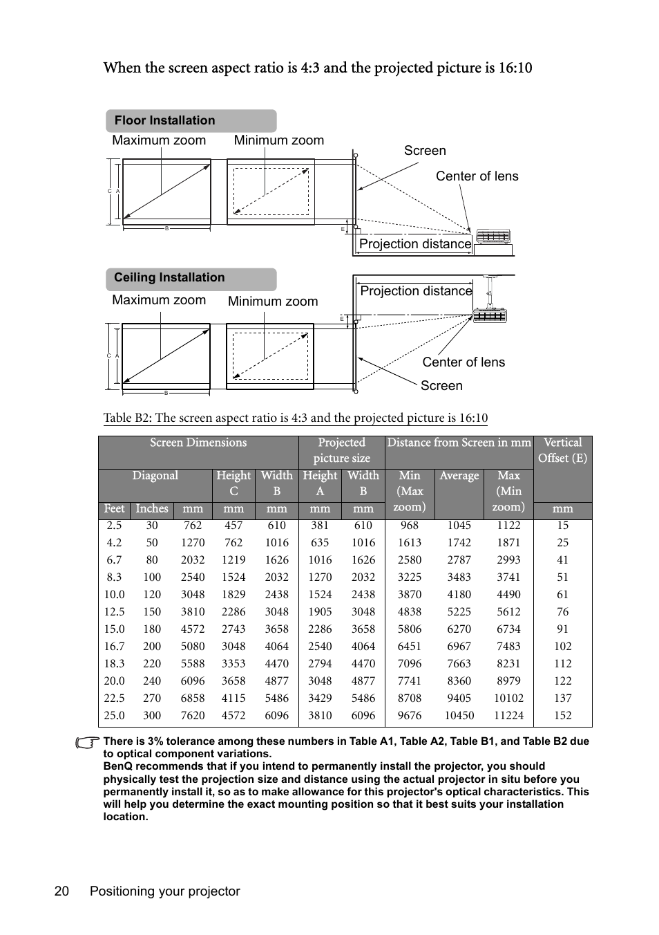 BenQ MP730 User Manual | Page 20 / 68